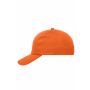 6 Panel Cap Heavy Cotton orange one size