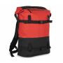 Waterdichte rugzak met drukriemen Red / Black One Size