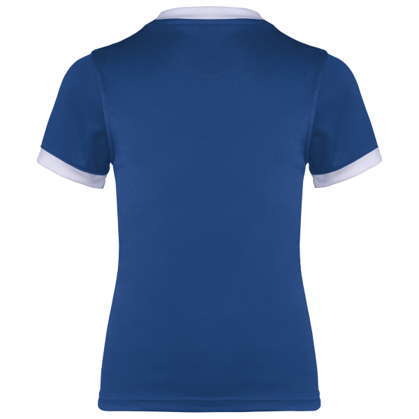 Kinder rugbyshirt met korte mouwen Dark Royal Blue 12/14 jaar Kinder rugbyshirt met korte mouwen Dark Royal Blue 12/14 jaar