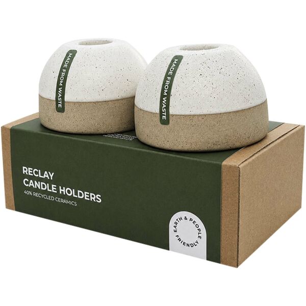 Originalhome ReClay set met dinerkaarsenhouders Originalhome ReClay set met dinerkaarsenhouders