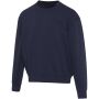 Boris 280 g/m2 unisex OCS organische oversized trui met ronde hals - Marineblauw - 3XL