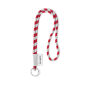 Polyester 2-kleurige koord-lanyard met full color label