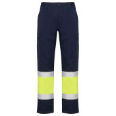 navy blue/fluor yellow