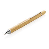 Bamboe 5 in 1 toolpen, bruin