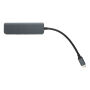Terra RCS gerecycled aluminium hub met HDMI input, grijs