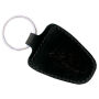 Sleutelhanger P02431, Kunstleder, Zwart