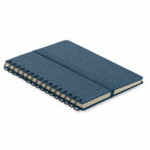 STRATA - A5 notitieboekje met telefoonhoude - Blauw