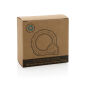 RCS gerecycled plastic 5M/19 mm rolmaat met stop knop, zwart