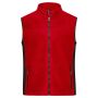 Workwear Fleece Vest - STRONG - red/black 6XL Workwear Fleece Vest - STRONG - red/black 6XL