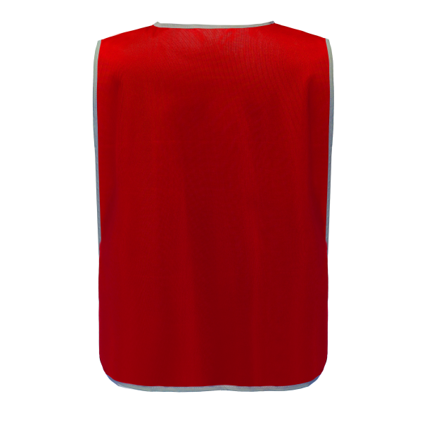 Personalisatie veiligheidshesje met reflecterende rand Red L/XL Personalisatie veiligheidshesje met reflecterende rand Red L/XL