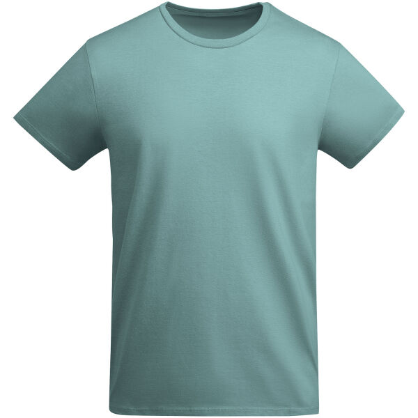 Breda short sleeve men's t-shirt - Dusty Blue - 3XL
