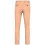 Ecologische chinobroek heren Pastel Apricot 36 FR
