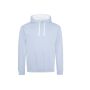 VARSITY HOODIE, SKY BLUE/WHITE, XL, JUST HOODS