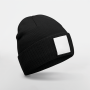 Muts met patch Black/White One Size