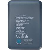 Asama type-C powerbank van 5000 mAh van gerecycled plastic - Hale Blue