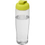 H2O Active® Tempo 700 ml sportfles met flipcapdeksel - Transparant/Lime