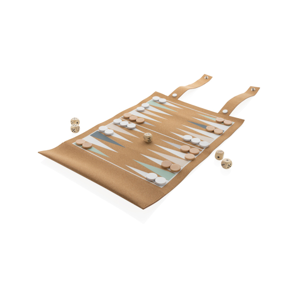 Kurk opvouwbare backgammon en damspel set