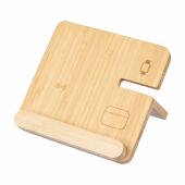 Draadloze oplader Tribu | Bamboe | 3-in-1 - bruin Draadloze oplader Tribu | Bamboe | 3-in-1 - bruin