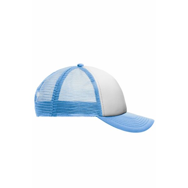 5 Panel Polyester Mesh Cap for Kids white/light blue one size 5 Panel Polyester Mesh Cap for Kids white/light blue one size