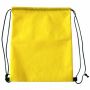 Non woven rugzak met koord, kleur geel