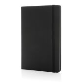 Craftstone A5 gerecycled kraft- en steenpapier notitieboek, zwart