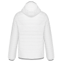 Men's lightweight hooded padded jacket White S