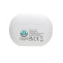 Prolink RCS hybride ANC/ENC-oordopjes van gerecycled plastic, wit