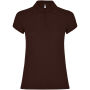 Star damespolo met korte mouwen - Chocolat - L