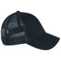 Ecologische uniseks truckerpet met 5 panelen navy blue one size