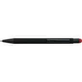 Aluminium rubberen balpen Formentera rood