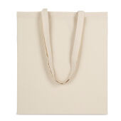 Totebag in gerecycleerde stof met katoenlook