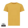 Iqoniq Koli kids lichtgewicht gerecycled katoen t-shirt, ochre yellow (910)