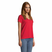 REGENT V WOMEN - REGENT V T-SHIRT WOMEN - L - Rood