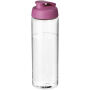 H2O Active® Vibe 850 ml sportfles met kanteldeksel - Transparant/Roze