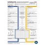 CreativDesign® papieren draagtas "StoreTime" zwart/blauw