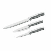 COCINERO - Roestvrijstalen messenset 3st - Zilver