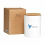 Wooosh Candle Essenza Grande geurkaars - wit/wit