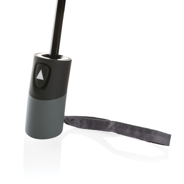 21" Impact AWARE™ RPET 190T mini auto open paraplu, antraciet 21" Impact AWARE™ RPET 190T mini auto open paraplu, antraciet
