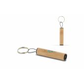 Zaklamp sleutelhanger bamboe - Hout