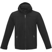 Langley softshell heren jas - Zwart - 3XL