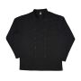 Long Sleeve Chef's Jacket, Black, 3XL, Dennys