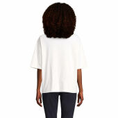 BOXY WOMEN - BOXY OVERSIZE T-SHIRT DAMES - XS - Gebroken Wit