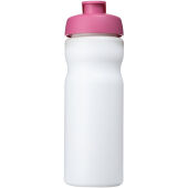 Baseline® Plus 650 ml sportfles met kanteldeksel - Wit/Roze