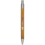 Borneo bamboe balpen (zwarte inkt) - Naturel/Zilver