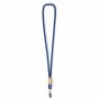 Polyester koord-keycord met bamboe plaatje