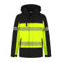 Santino Softshell Jacket Hinto Black / Fluor Yellow XXL