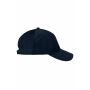 6 Panel Corduroy Cap Organic Cotton navy one size