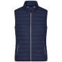 Ladies' Down Vest navy/silver S