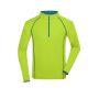Men's Sports Shirt Longsleeve bright-yellow/bright-blue S