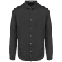Linnen herenoverhemd Anthracite Grey XS Linnen herenoverhemd Anthracite Grey XS